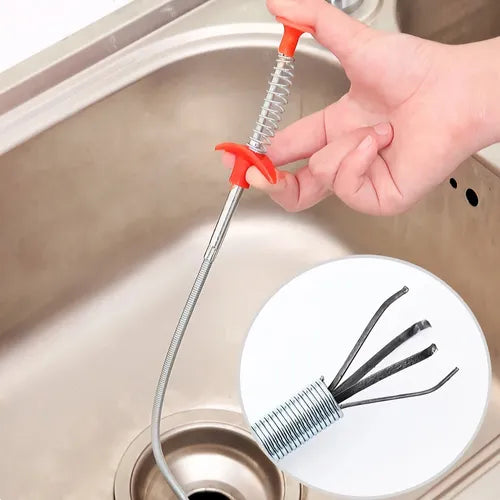 ( floz )™ -Sonda De Drenaje 300 Cm Para Sifones: ¡Elimina Atascos en Segundos!