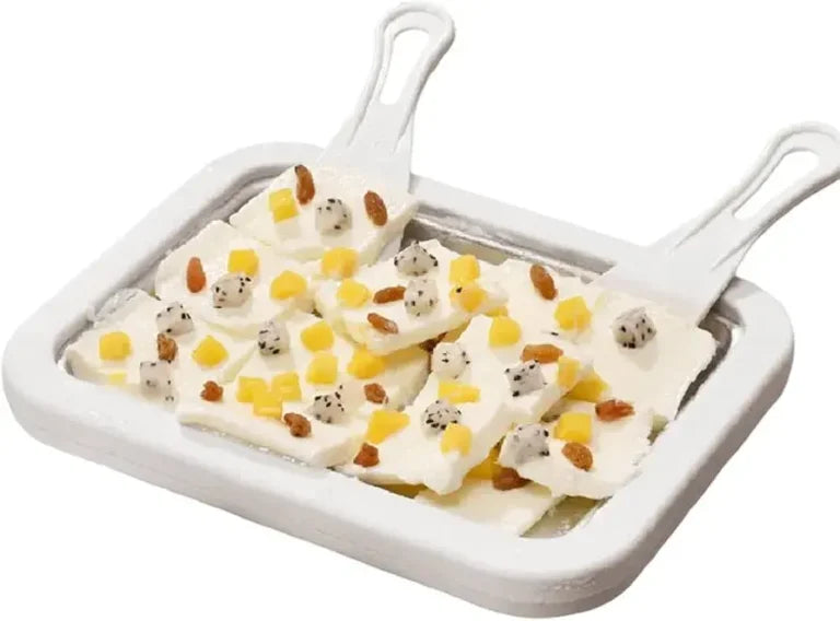 ( EUBEISAQI)™ -Bandeja Para Hacer Helados Instantaneo :¡Helados caseros en segundos!