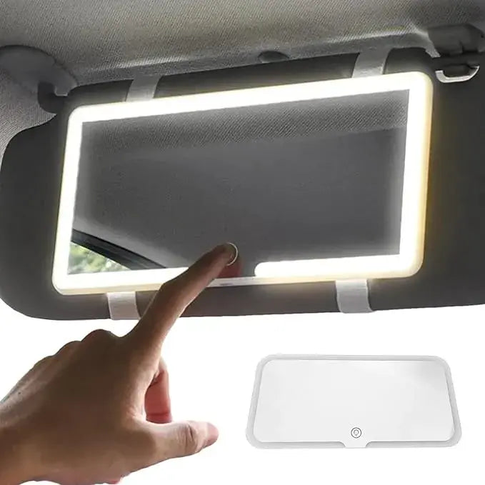 ( Vanity)™ -Espejo Para Carro De Maquillaje Luz Led : Ilumina Tu Belleza, Incluso en Movimiento