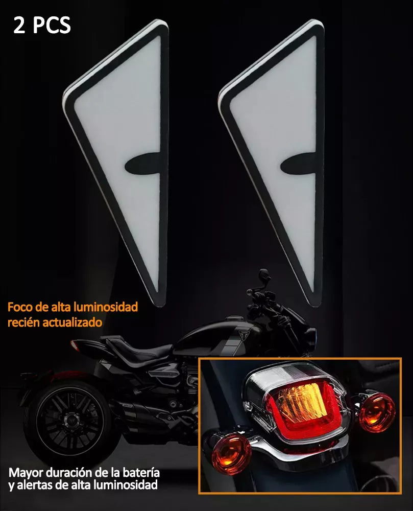 Eyeslum - Par de ojos para moto: Destaca en la noche con estilo y seguridad