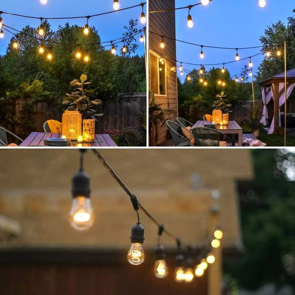 ToBubble™ - Guirnalda luces calidas ambientadoras con panel solar