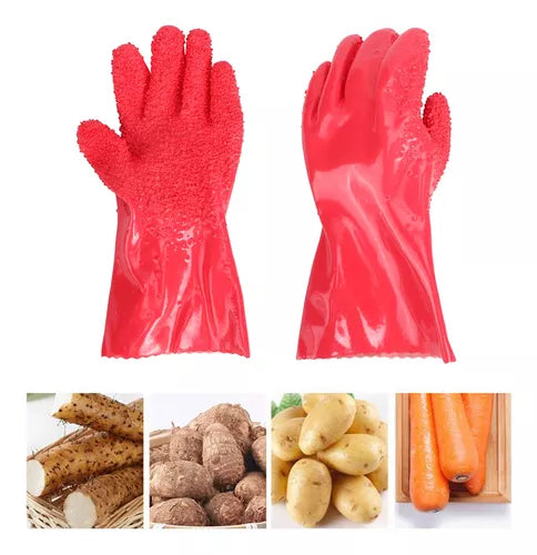 ( Mitts )™ -Guantes Para Pelar :Pela Más Rápido y Sin Esfuerzo