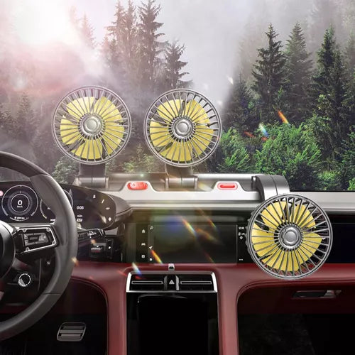 ( Hy4006a)™ -Ventilador 3 Cabezas: Triple Potencia de Enfriamiento