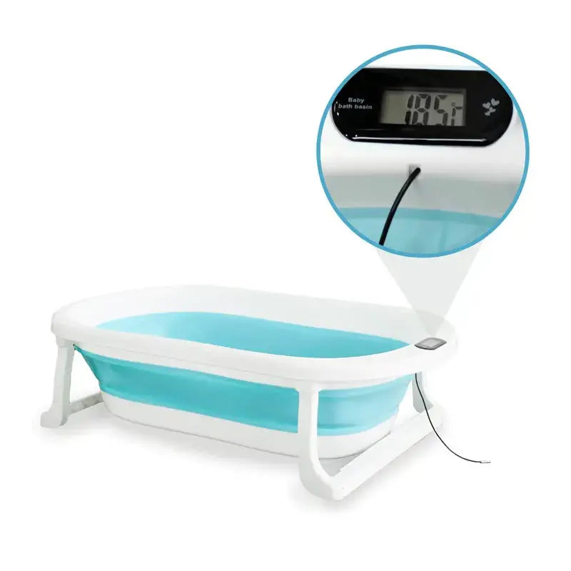 ( Kunyun )™ -Tina Plegable Con Termómetro : Control Total de la Temperatura