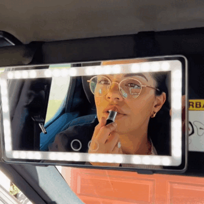( Vanity)™ -Espejo Para Carro De Maquillaje Luz Led : Ilumina Tu Belleza, Incluso en Movimiento