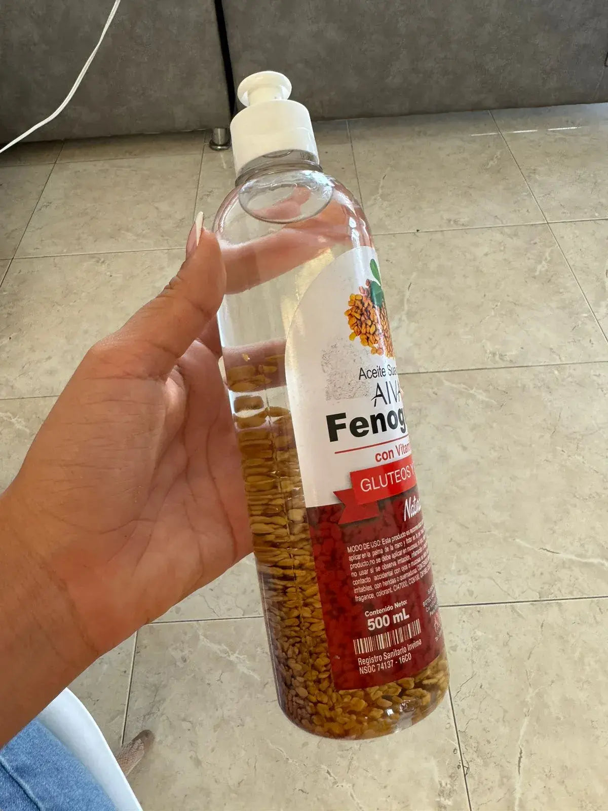 ( Aivan )™ -Aceite De Fenogreco 500 Ml:  Realza Tus Curvas de Forma Natural