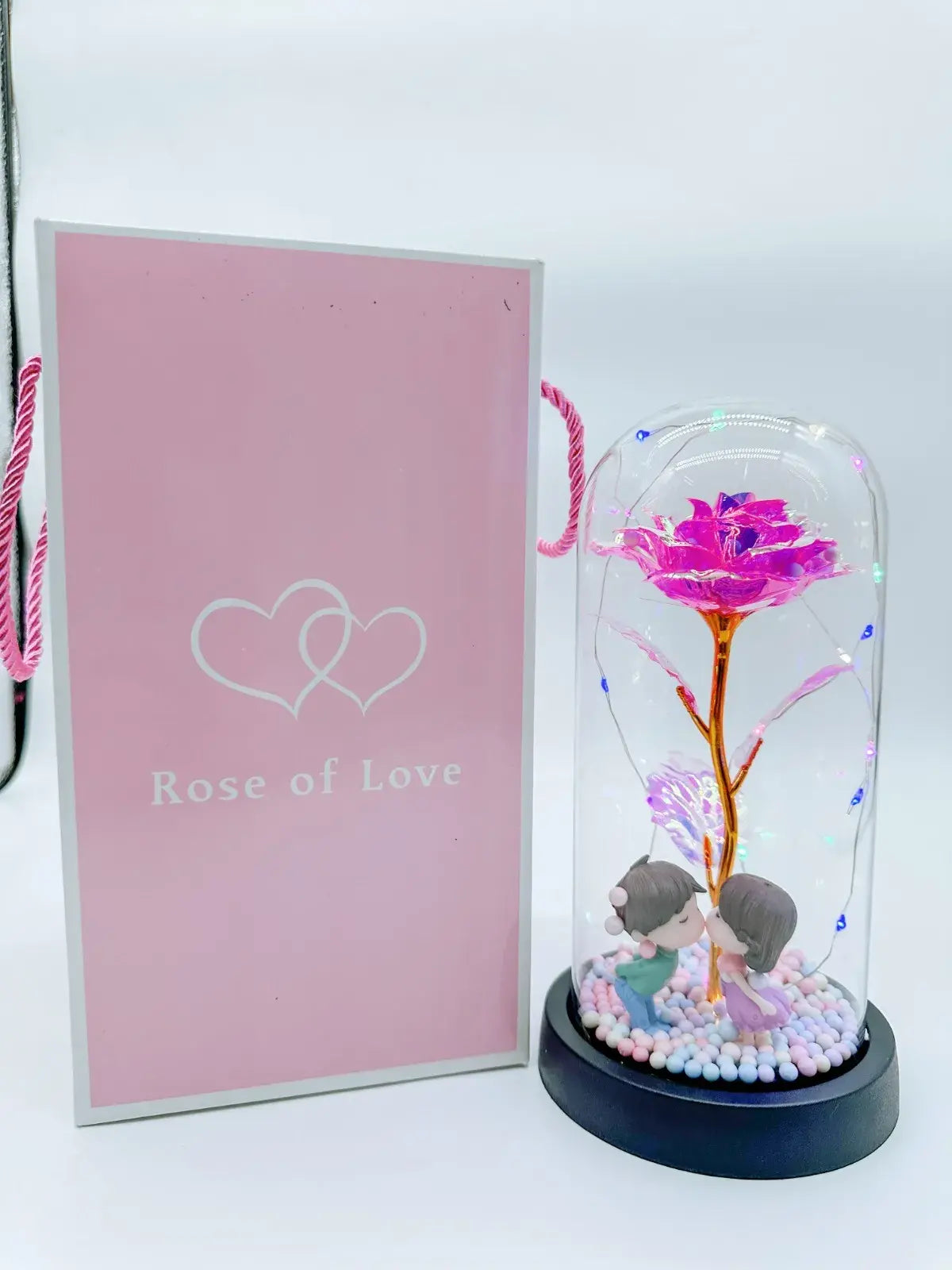 ( Gene )™ -Rosa Multicolor Con Novios: Un Regalo que Enamora a Primera Vista