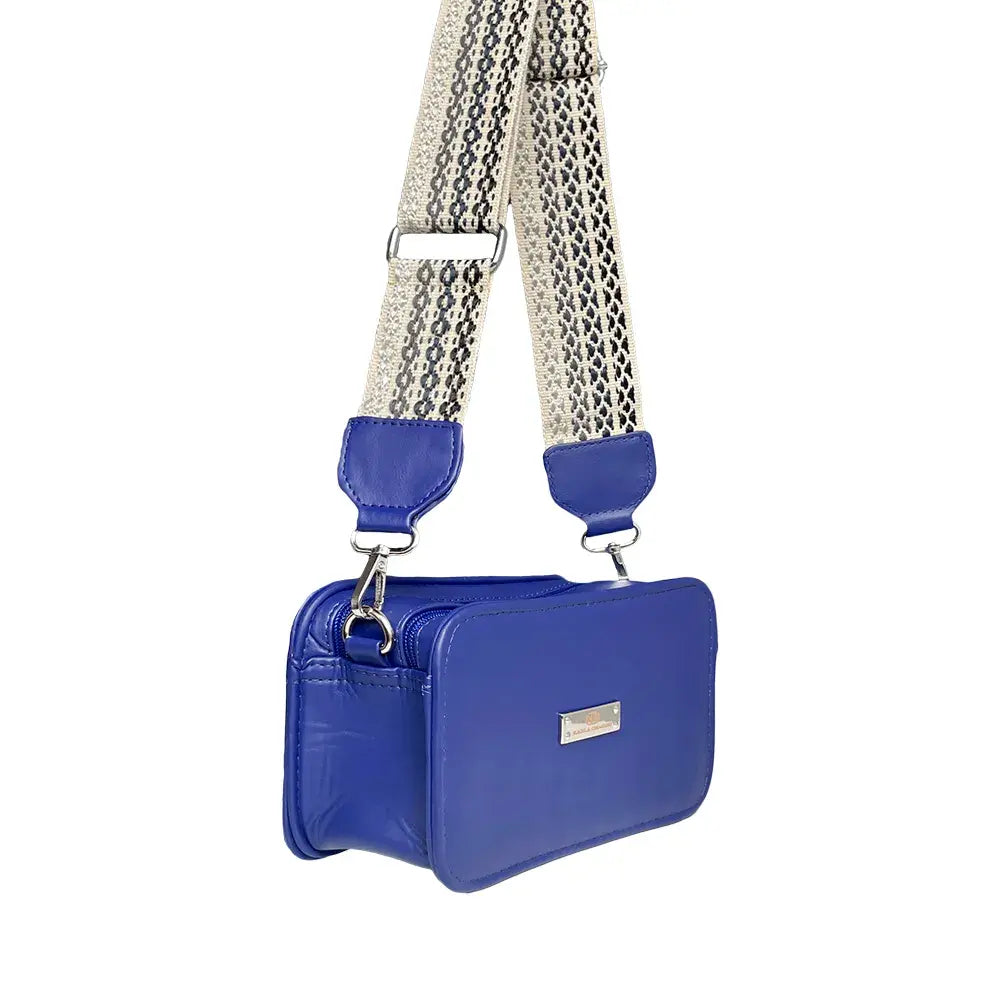 ( floz )™ -Bolso Karla Chacon Vega Azul:  Un bolso, mil ocasiones