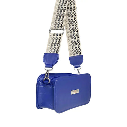 ( floz )™ -Bolso Karla Chacon Vega Azul:  Un bolso, mil ocasiones