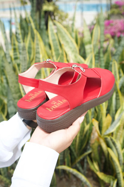 ( buala )™ -Sandalia Con Cierre Planta Confort: Comodidad Ortopédica Para Todo el Día