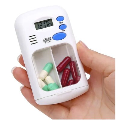 ( MIN  )™ - Pastillero Con Alarma Recordatorio : Nunca Olvides Tus Medicinas
