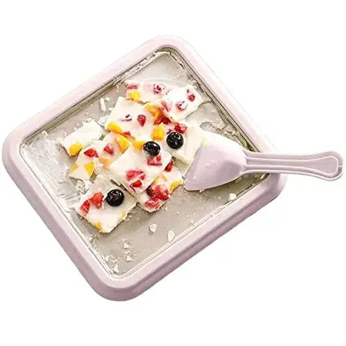 ( EUBEISAQI)™ -Bandeja Para Hacer Helados Instantaneo :¡Helados caseros en segundos!