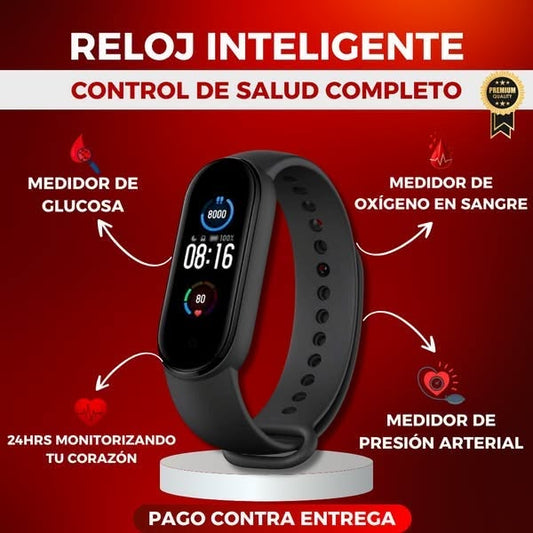 Reloj Inteligente con Medidor de Bienestar Completo