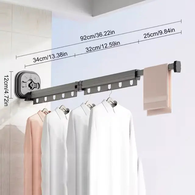 (Pesoncarl)™ -Brazo Extensible Para Ropa : ¡Aprovecha cada centímetro de tu hogar!