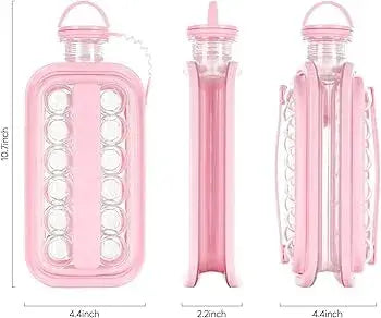 ( LittleStar  )™ -botella de bola de hielo portátil de 17 rejillas: Hielos Perfectos en Segundos