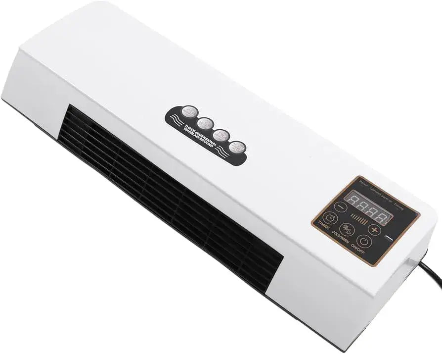 ( yzbl )™ -Ventilador Portatil De Pared :  Doble Función: Ventilador y Calefactor en Uno