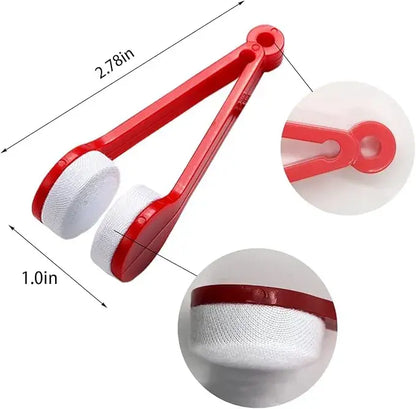 (DCG)™ -Cepillo Limpiador De Gafas Doble Cara: Lentes Siempre Impecables en Segundos