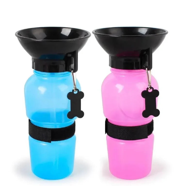 ( Aqua Dog )™ -Termo Para Mascotas Azul Y Rosado: ¡Hidratación Fácil y Rápida para tu Mejor Amigo!