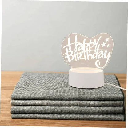 ( Chao Zan)™ -Lampara Led Decorativa En Acrilico : Iluminación 3D Mágica para Cualquier Espacio