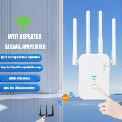 ( floz )™ -Repetidor Wifi:¡Señal WiFi en Cada Rincón de tu Hogar!