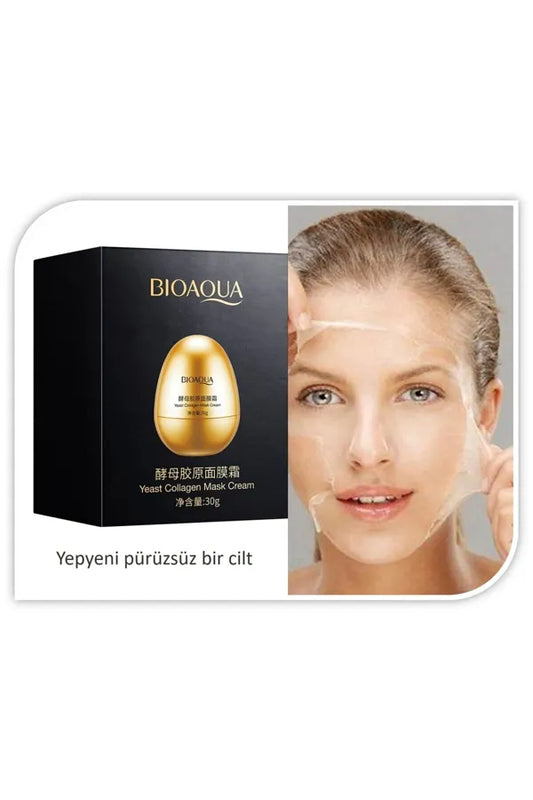 ( Bioaqua )™ -Mascarilla De Colágeno Con Levadura :  Belleza Instantánea en Cada Aplicación