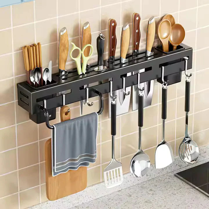 ( Drainer )™ -Organizador Utensilios Cocina Pared 60cm: ¡Organiza tu cocina como un profesional!