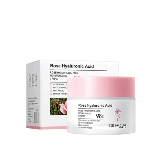 ( Bioaqua )™ -Crema Rose Hyaluronic Acid : Belleza Natural con el Poder de las Rosas