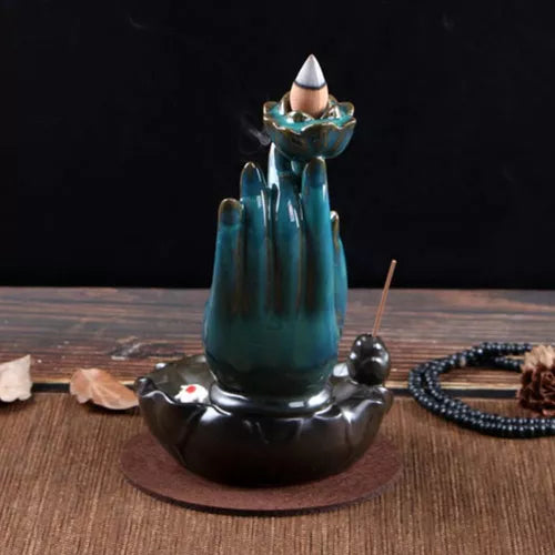 ( VVMONE)™ -Mano Buda Sabio Quemador Incienso : Relajación Instantánea: Transforma Tu Espacio