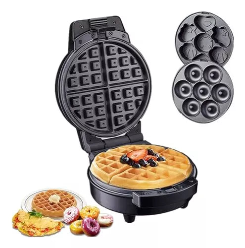 ( Sokany )™ -Donera Waflera  Cupcakes :  3 en 1: Waffles, Donas y Cupcakes en Minutos