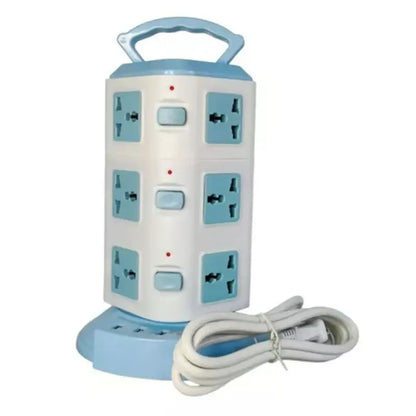 ( floz )™ -Torre Multitoma 3 Niveles : Conecta Más Dispositivos Sin Enredos