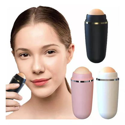 (Gene )™ -Rodillo Absorbente De Aceite Para Rostro: Piel Mate al Instante, en Cualquier Momento