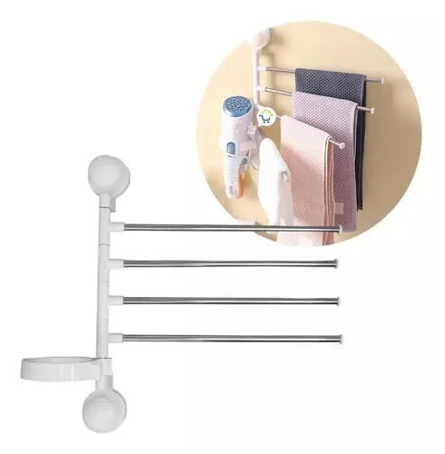 ( FAMMIX)™ -Soporte Organizador De Secador Y Toallas: Orden y Elegancia en un Solo Toallero