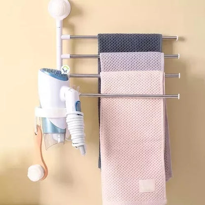 ( FAMMIX)™ -Soporte Organizador De Secador Y Toallas: Orden y Elegancia en un Solo Toallero