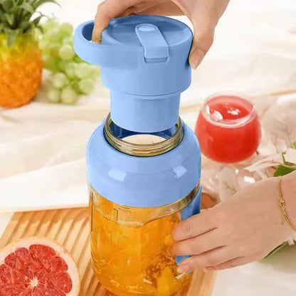 ( SOUTH )™ -Botella Mini licuadora Recargable 1500ml:Licuados para Toda la Familia en una Sola Mezcla