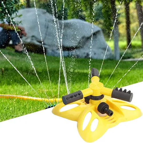 ( Bigougem )™ -Rociador Aspersor De Jardin Tres Brazos:Un Jardín Siempre Verde y Radiante