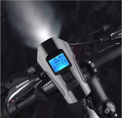 BiciPlus™ - Velocimetro Odometro con pito y linterna: Hazte Notar en Carretera