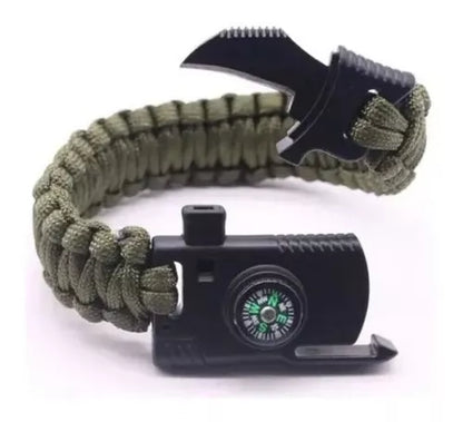 (SDS  )™ -Set X 2 Pulseras Supervivencia: Tu Aliado en Cualquier Emergencia