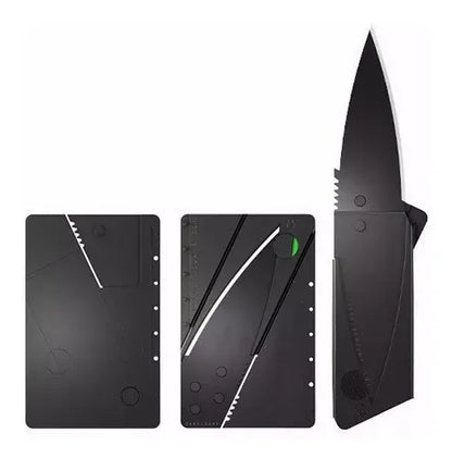 ( Allende)™ -Tarjeta Navaja Cuchillo Portatil X5 : ¡La Herramienta Secreta en Tu Billetera!