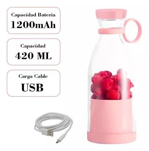 ( floz )™ -Licuadora Juice Mini Recargable Usb :  Batidos y Jugos en Segundos, Donde Quieras