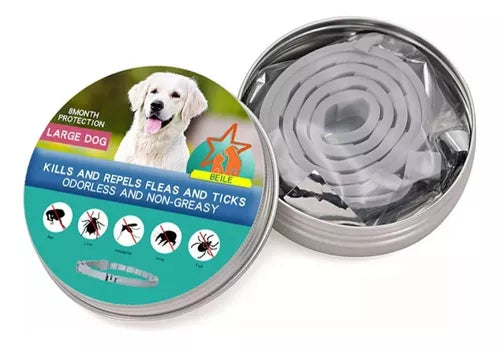 ( Tempotech )™ -Collar 0 Pulgas :  Protección Continua Contra Pulgas y Garrapatas