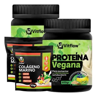 ( vitaflow)™ -Proteína vegana : Fórmula 100% Vegana, 0% Complicaciones