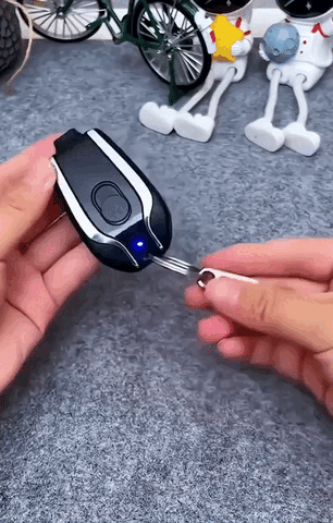 ( WAITLOVER )™ -Llavero Power Bank Portatil:  Energía de Emergencia Siempre Contigo