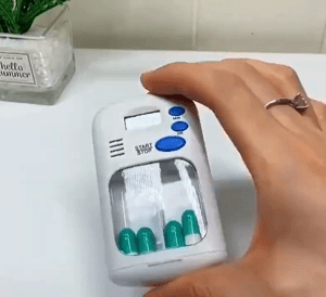 ( MIN  )™ - Pastillero Con Alarma Recordatorio : Nunca Olvides Tus Medicinas