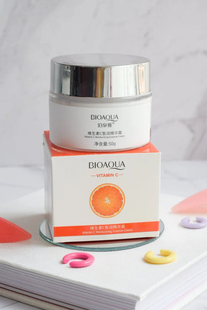( Bioaqua )™ -Crema Vitamina C Antioxidante: Ilumina Tu Rostro al Instante