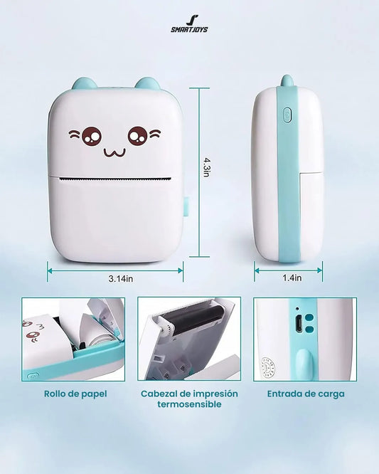 ( Insanto)™ -Mini Impresora Portatil Termica:  Imprime Desde tu Celular en Segundos