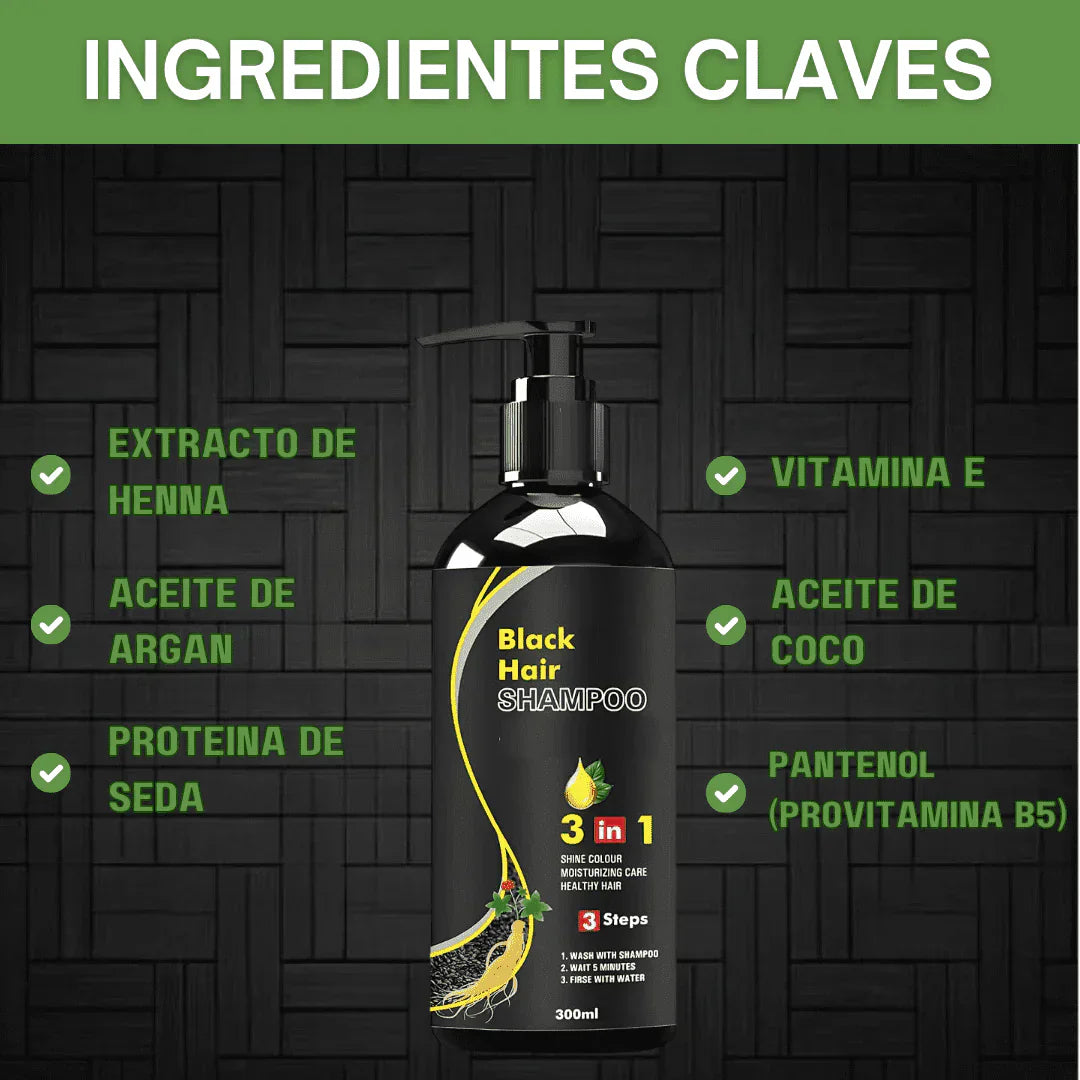 HairLo™ - Shampoo anticanas: Logra un cabello intenso y brillante