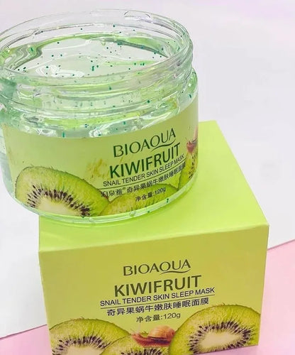 ( Bioaqua )™ -Mascarilla De Kiwi Para Dormir  : ¡Despierta con una piel radiante y renovada!